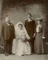 Price family wedding in 1890