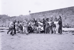 Sunshine Hotel guests' sports day in 1965