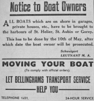 Boats to be moved