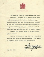 A welcome back from the King