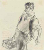 A farmhand by Blampied