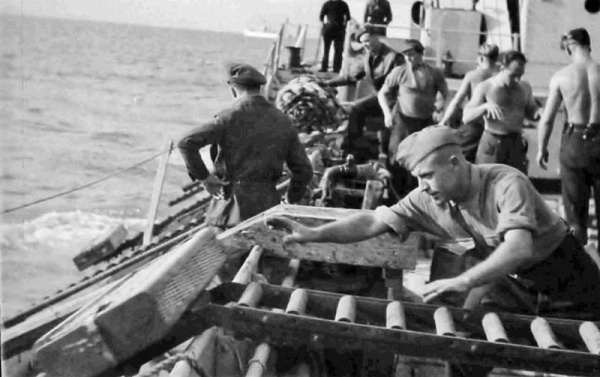 ... and dumped into water 90 fathoms deep