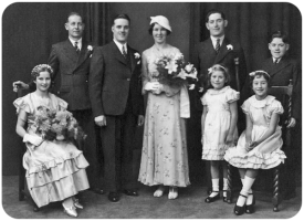 1937 wedding of Stanley Le Cornu and Ruby Perry