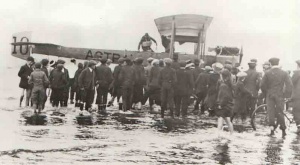 Astra on the beach at West Park in 1912
