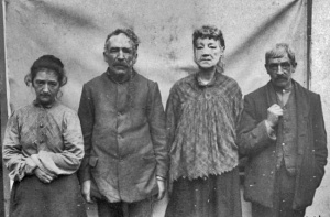 Frank Marett (56), together with Josephine Igo, nee Raynel (37), Annie Deslandes, nee Miles (60) and Jules Reynel (39) was convicted of intemperance, assault and resisting the police in 1909. Frank Marett was sentenced to one month in prison with hard labour