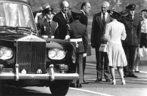The Queen in Jersey in 1989