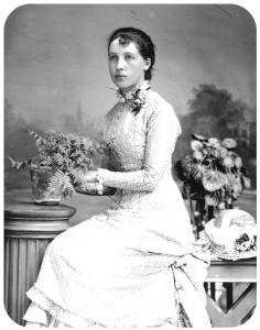 Miss Dixon, photographed around 1880 by Ernest Baudoux
