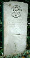 The grave of Great War casualty Robert Hicks Brown at Gonnehem British Cemetery, Pas de Calais