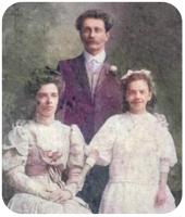 Winter, Ada Jane, nee Nicolle, and Maud Magdelaine de La Perrelle