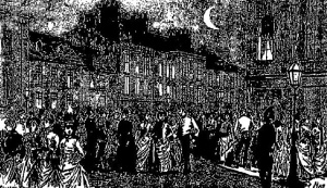 King Street at night - did the gentry really parade through St Helier's main shopping street at night in the 1880s?