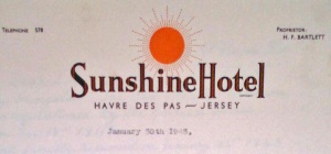 Sunshine Hotel letterhead