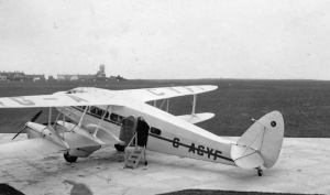 G-ACYF at the Airport on 17 July 1937 ...