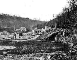 Holding ponds in Waterworks Valley