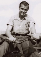 Raymond Gordon Carrel, born at Cerrel's Temperance Hotel, Gorey, later the Seascale, in 1927. [2]