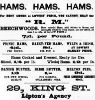 1899 Evening Post advert, and at No 31