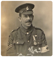 Corporal John William Romeril, MM, stretcher bearer in the Great War