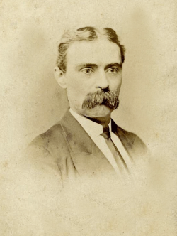 Charles Pallot (1832-1894) photographed, aged about forty-five, in the 1870s by Asplet and Green