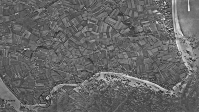 Aerial view of St Clement's Bay and La Rocque ...