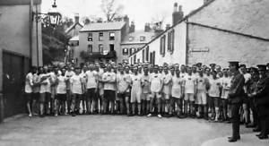 The start of a Garrison marathon race in Green Street