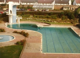 The first pool in winter