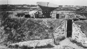 La Moye radar installation, photographed after the Liberation