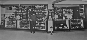 The newsagent shop in the 1970s