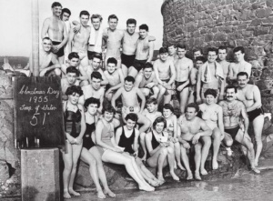 Christmas swim 1955