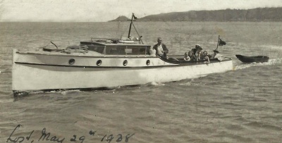 Frank Foster's boat Minihaha, a Rozel Harbour veteran