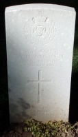 The grave of Great War casualty Alfred Henry Coutanche at Salonika (Lembet Road) Military Cemetery