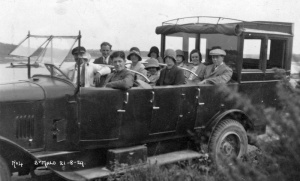 A Jersey party on an outing to St Malo in 1929 - an Albert Smith photograph