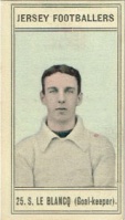 S Le Blancq, Caesareans goalkeeper in 1908