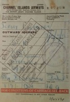 A Channel Island Airways ticket
