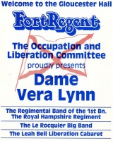 Programme for a celebration concert in 1990