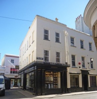 ... and the back of what was, for so long, Maine's London Jewellers, and is now a clothing shop ...