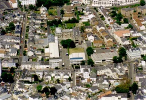 Aerial view of Sacre Coeur