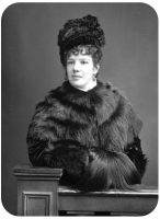 Mrs Cumberland Taylor, photographed around 1880 by Ernest Baudoux