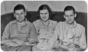 John David, Audrey Erith and Eric Wilfrid Picot