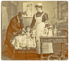 Philippe and Annie Ahier with May and Mabel