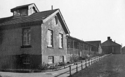 Although shown as WN Dune in the St Ouen's Bay Green Book, we think this and the following five pictures show St Peter's Barracks, on the edge of the airfield