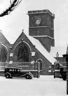A snow-covered Town Church