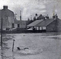 Flooding at First Tower in 1899