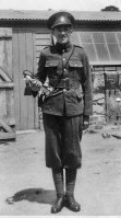 Colin Le Couillard in 1928 in Victoria College OTC uniform at La Carriere, Longueville, Grouville