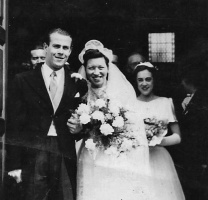 1949 wedding of Derek Le Seelleur and Kathleen Doherty