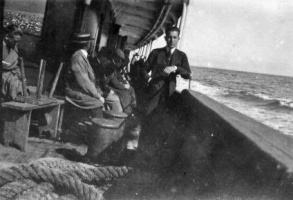 On board the Dinard in 1925
