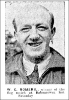 Evening Post 1939 - William Campbell Romeril (1910-1940) was another son of Percy Samuel and Joan