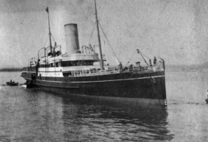 Stella in the small roads outside St Helier Harbour