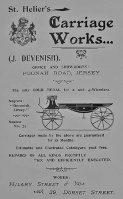 Devenish carriage works were in Hilary Street in 1900