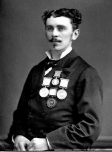 Charles Stone, Jersey Swimming Club champion in 1878