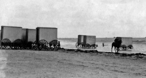 The cabins at Greve d'Azette were some of the more substantial structures used in Jersey