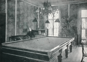 Billiards room in 1930